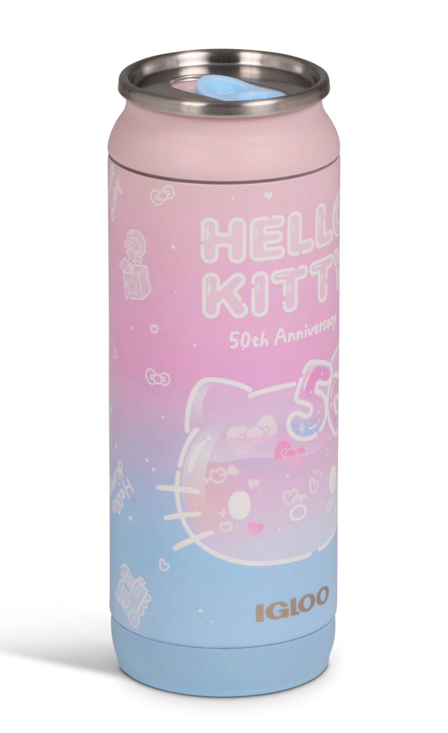 Hello Kitty x Igloo 50th Anniversary 16oz Stainless Steel Can - 图片 6