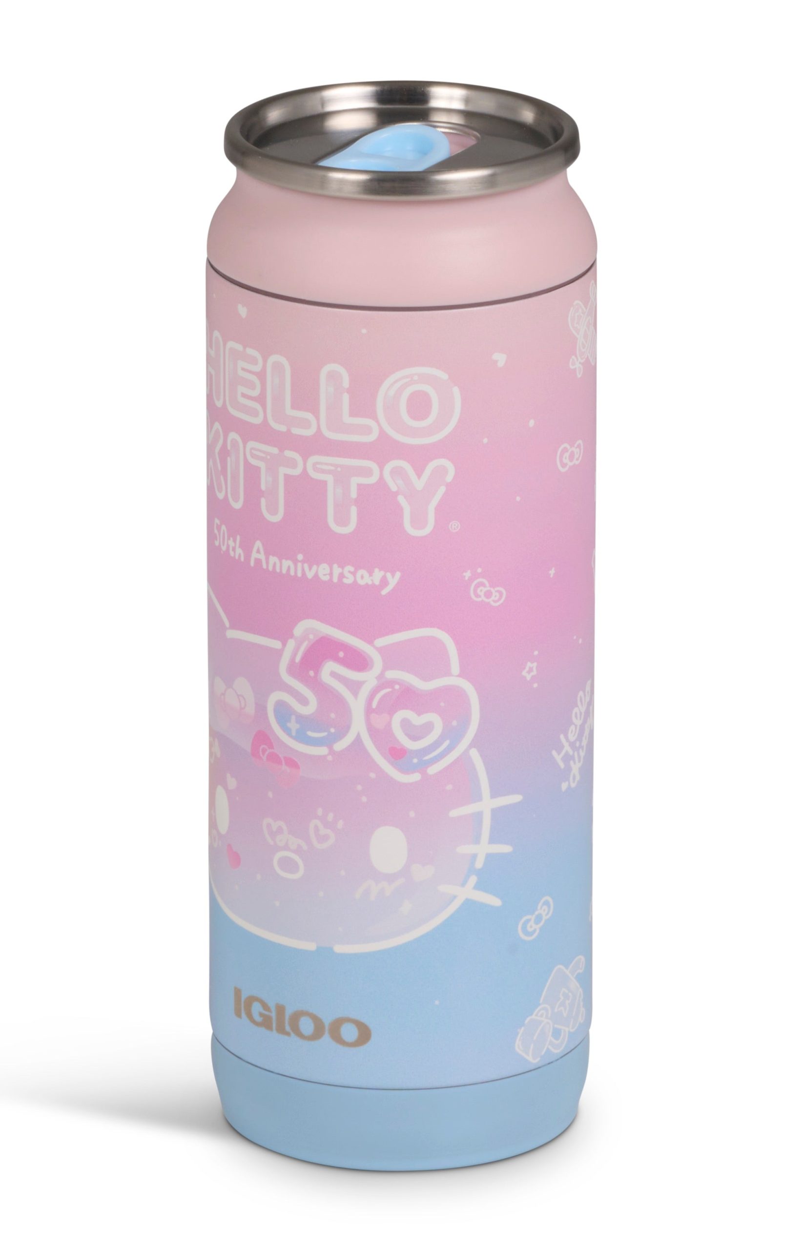Hello Kitty x Igloo 50th Anniversary 16oz Stainless Steel Can - 图片 7