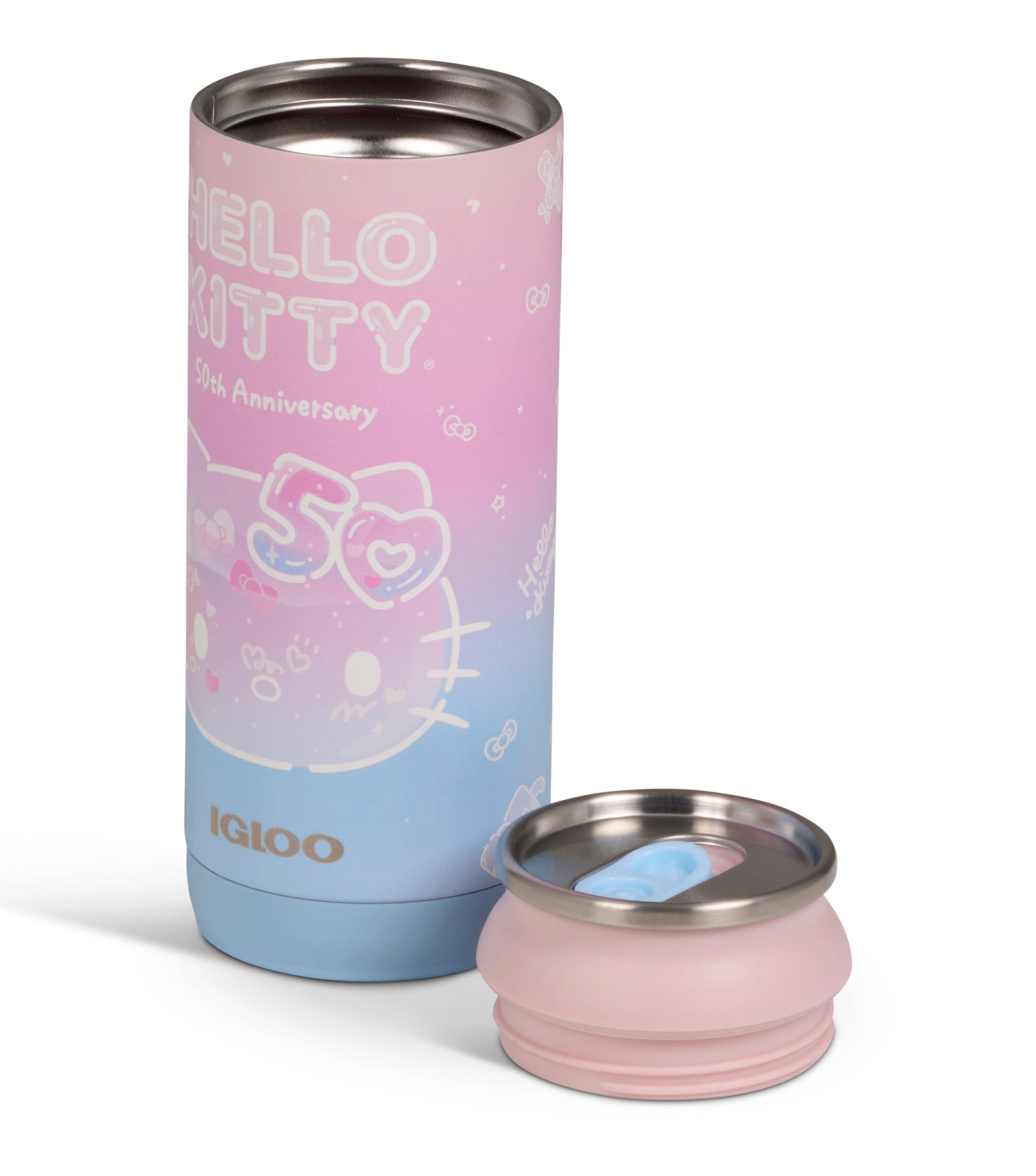 Hello Kitty x Igloo 50th Anniversary 16oz Stainless Steel Can - 图片 9
