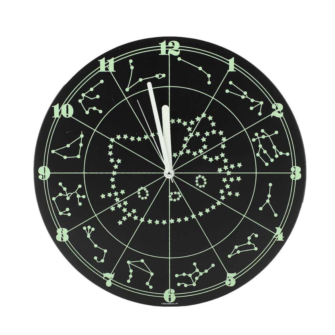 Hello Kitty Glow-In-The Dark Zodiac Wall Clock