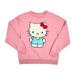 Hello Kitty 3D Bow Oversized Pink Sweatshirt