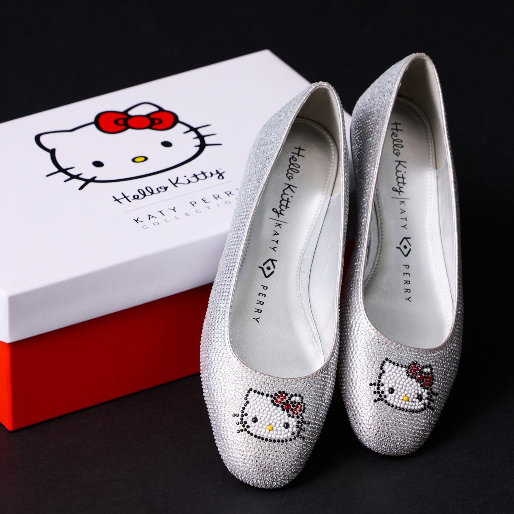 Hello Kitty x Katy Perry Crystal Ballet Flat (Silver) - 图片 2
