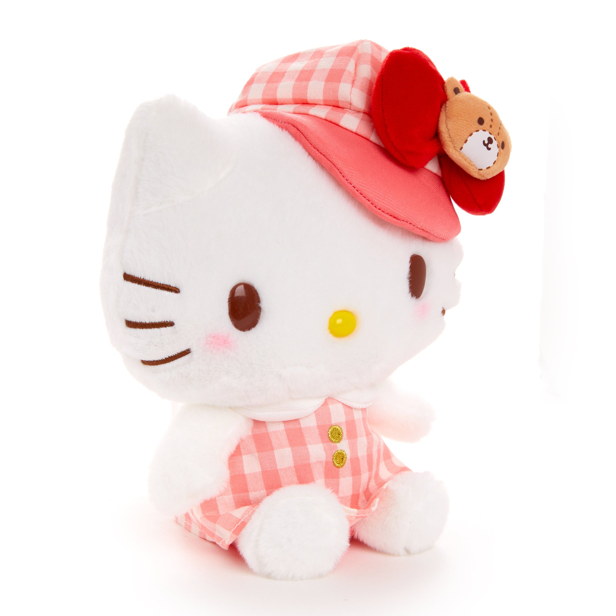 Hello Kitty 8" Plush (Gingham Cap Series) - 图片 4