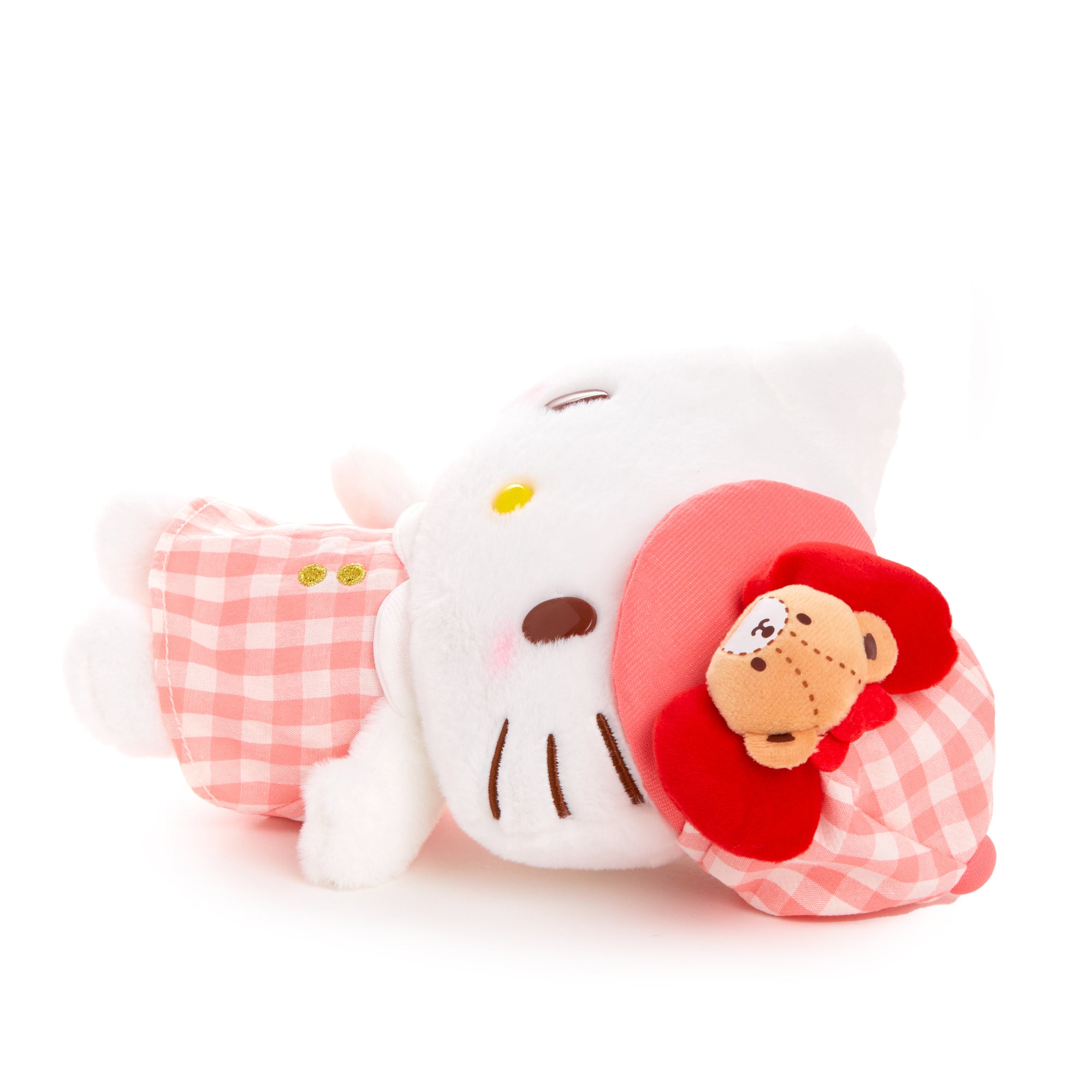 Hello Kitty 8" Plush (Gingham Cap Series) - 图片 6