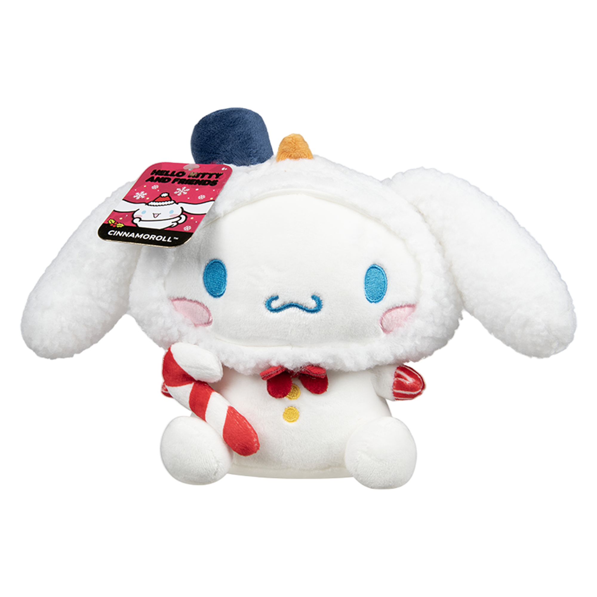 Cinnamoroll 8" Holiday Plush (Candy Cane)