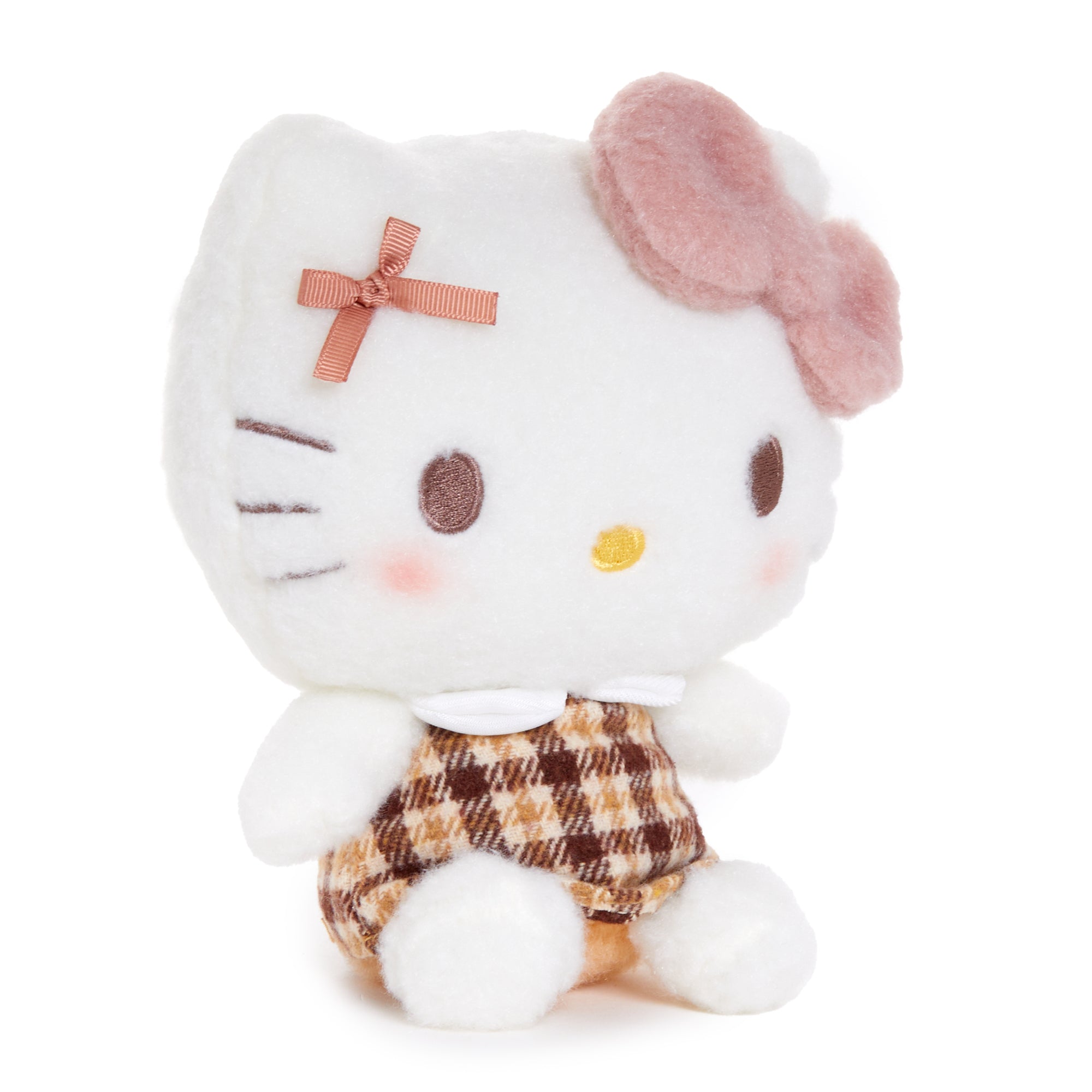 Hello Kitty 7" Plush (Mocha Check Series) - 图片 2