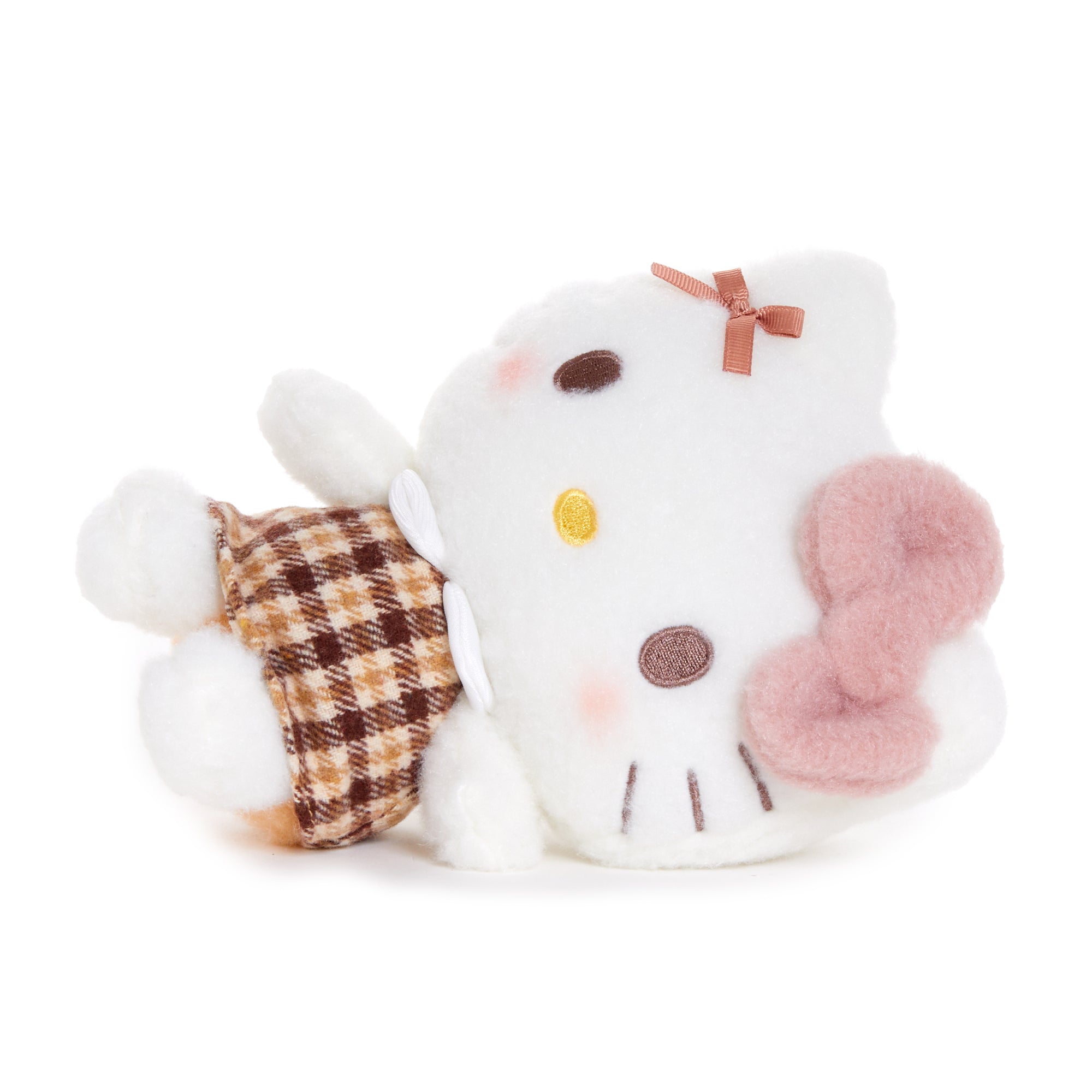 Hello Kitty 7" Plush (Mocha Check Series) - 图片 4