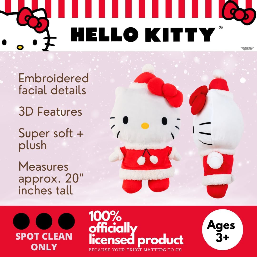 Hello Kitty Holiday Plush Cuddle Pillow Buddy - 图片 6