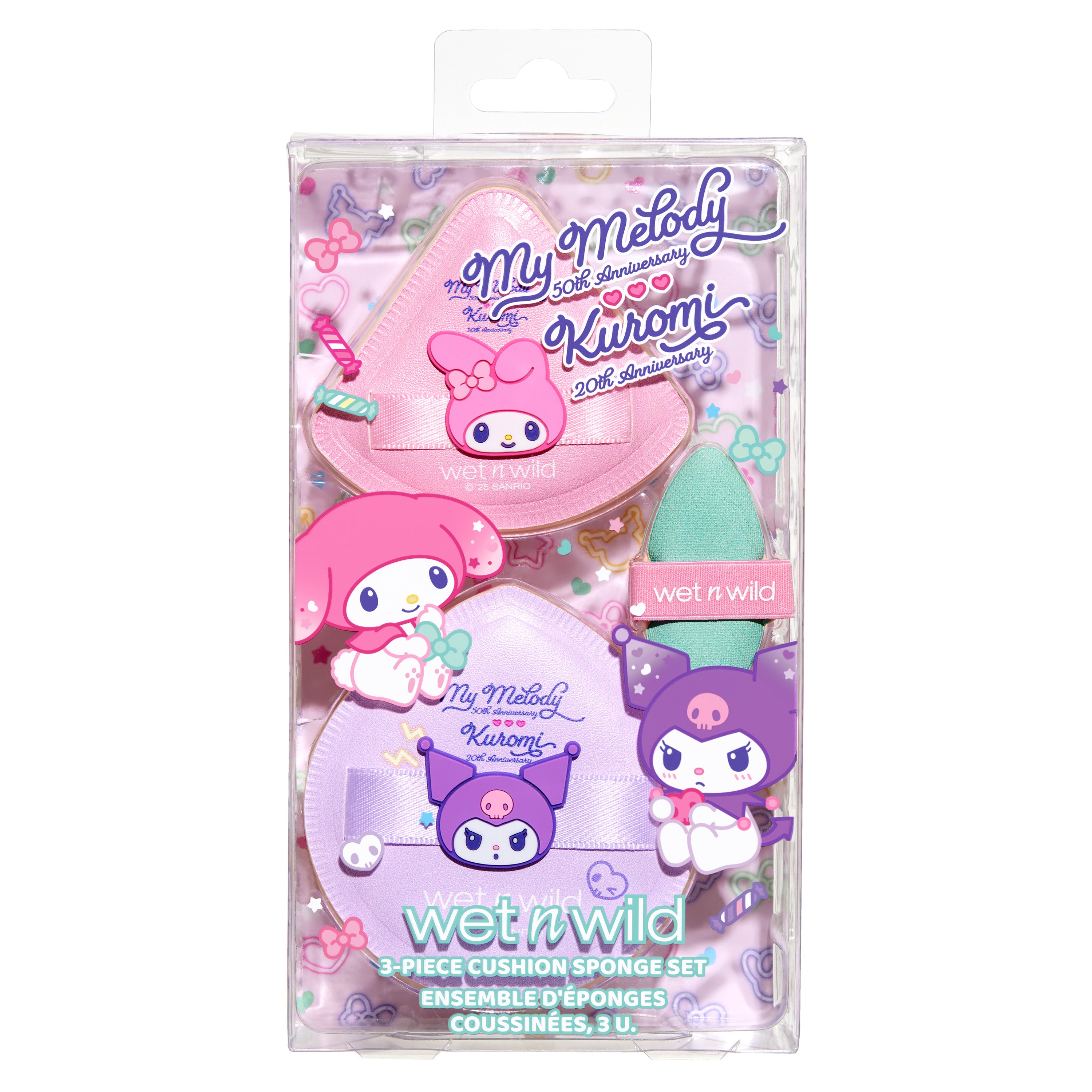 My Melody & Kuromi x Wet n Wild 3-Piece Cushion Sponge Set