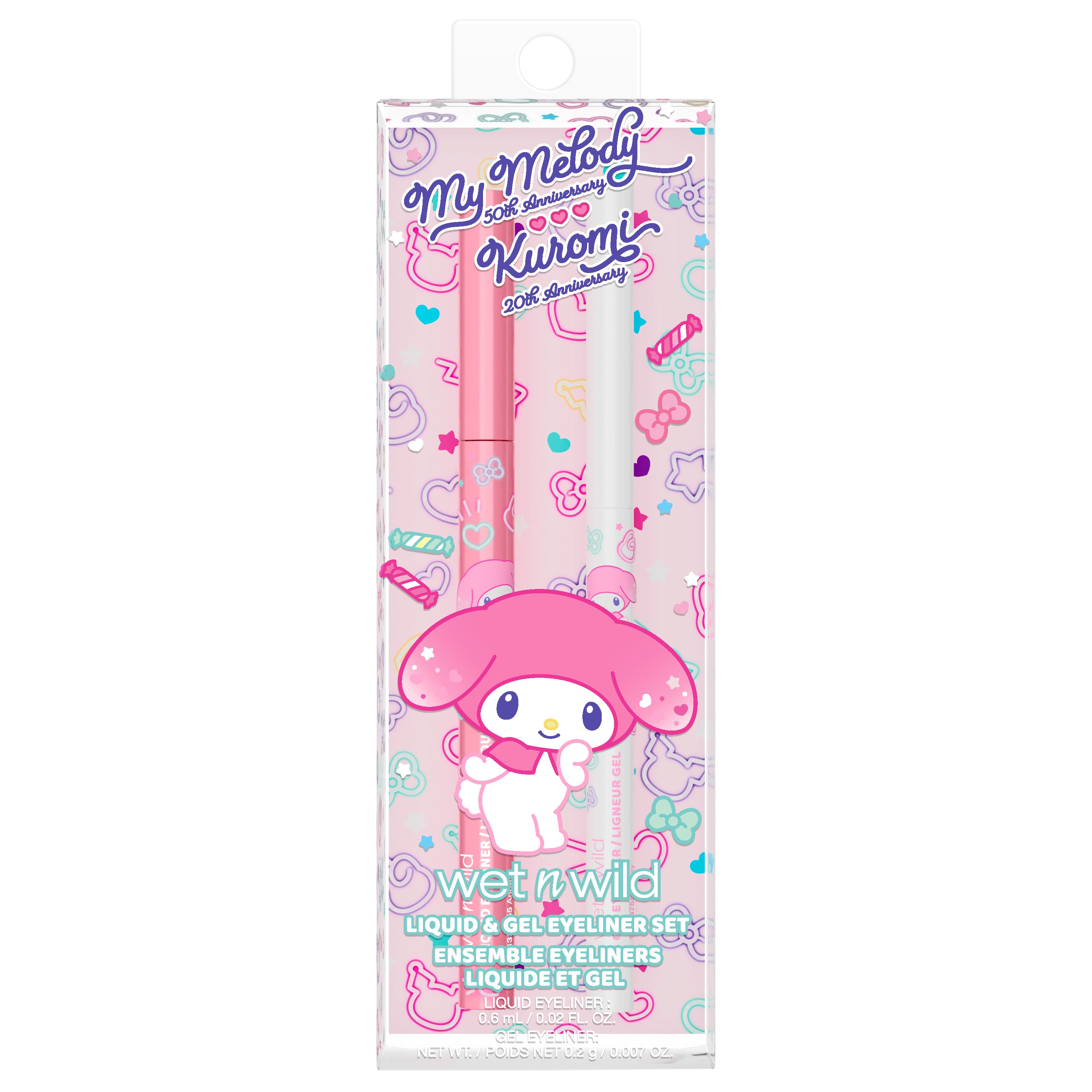 My Melody & Kuromi x Wet n Wild Liquid & Gel Eyeliner Set (My Melody)