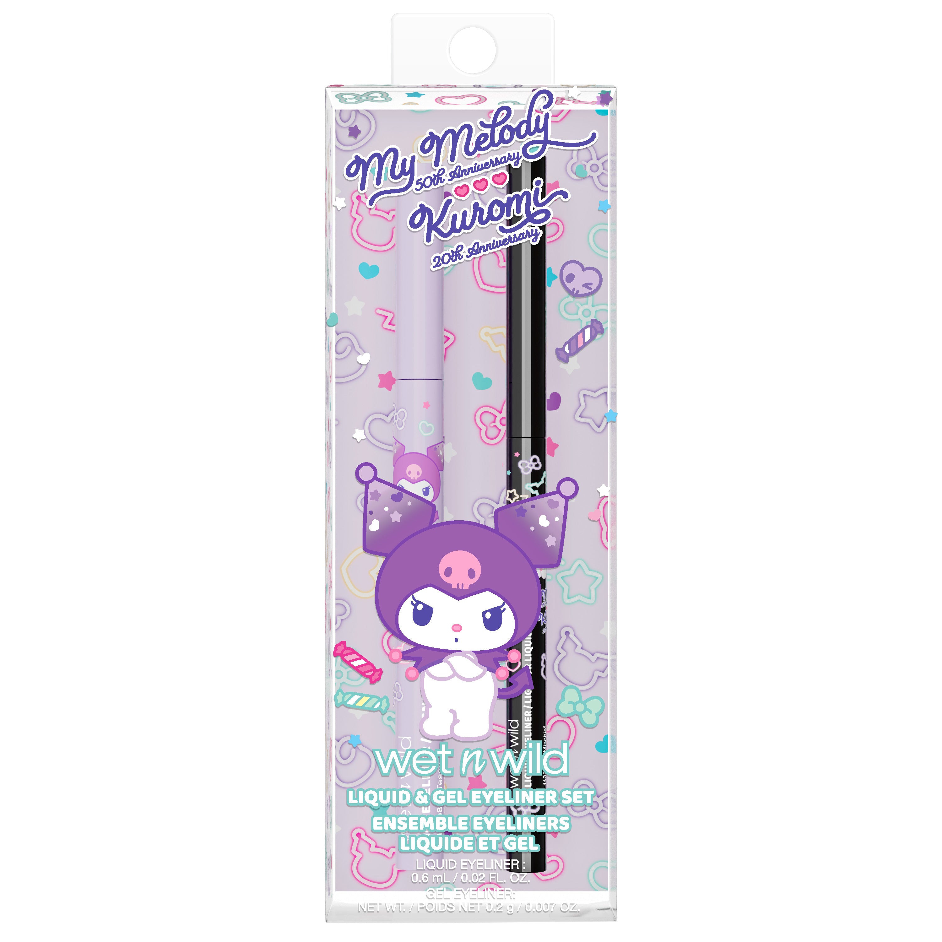 My Melody & Kuromi x Wet n Wild Liquid & Gel Eyeliner Set (Kuromi)