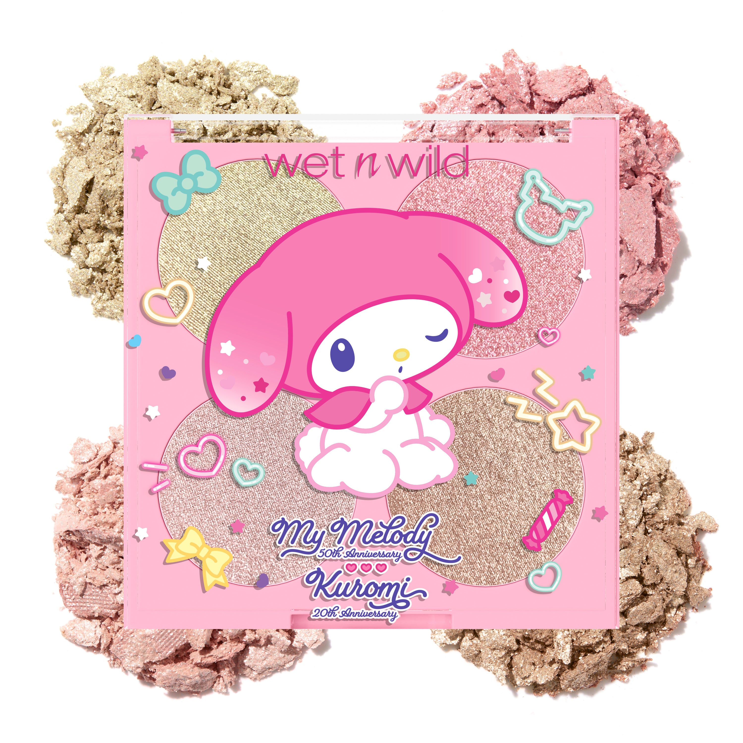 My Melody & Kuromi x Wet n Wild Face Quad (My Melody)