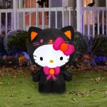 Hello Kitty 3ft Airblown Inflatable (Black Cat)