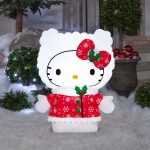 Hello Kitty 3ft Airblown Inflatable (Snowflake Dress)