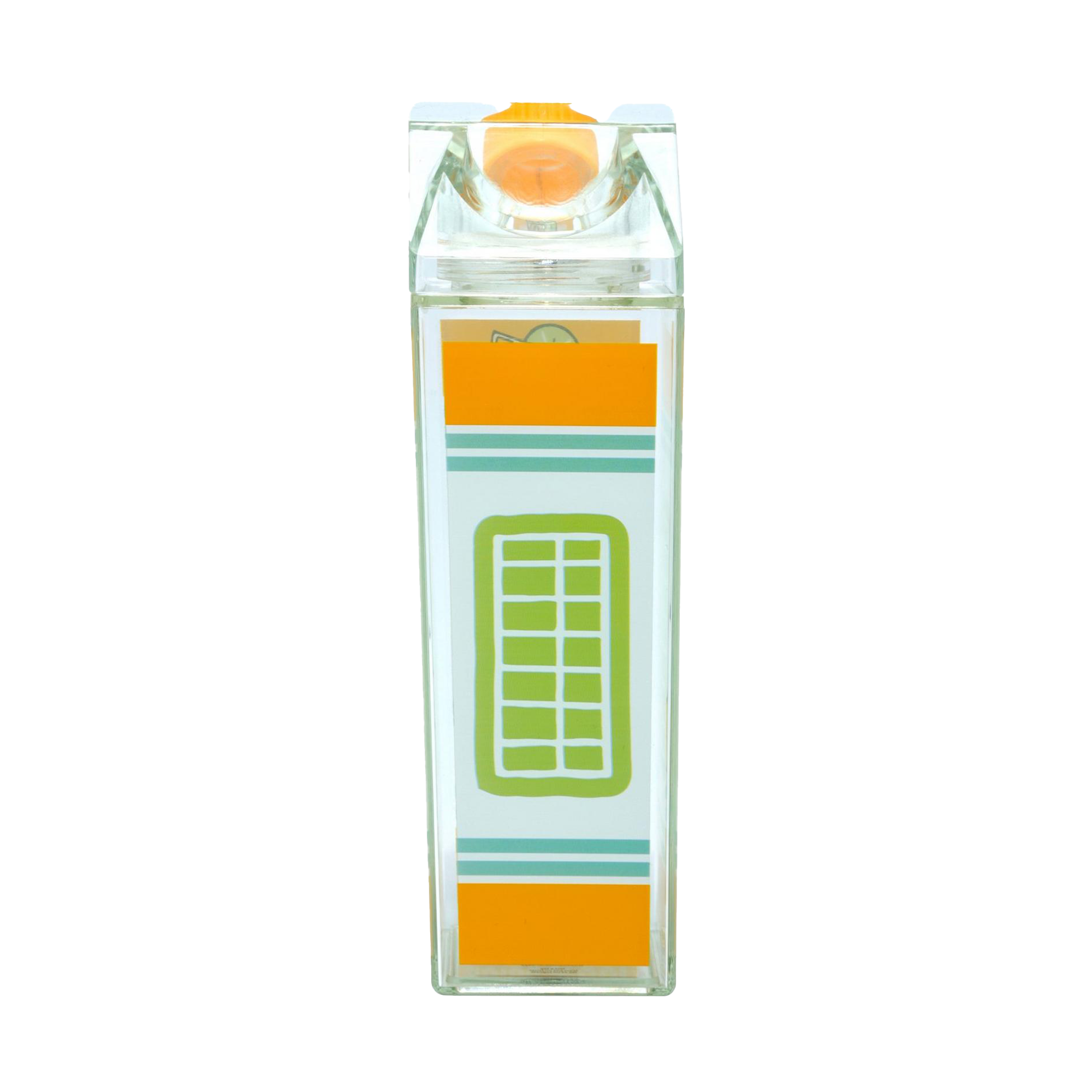 Cinnamoroll Milk Carton Water Bottle (Orange & Kiwi) - 图片 3
