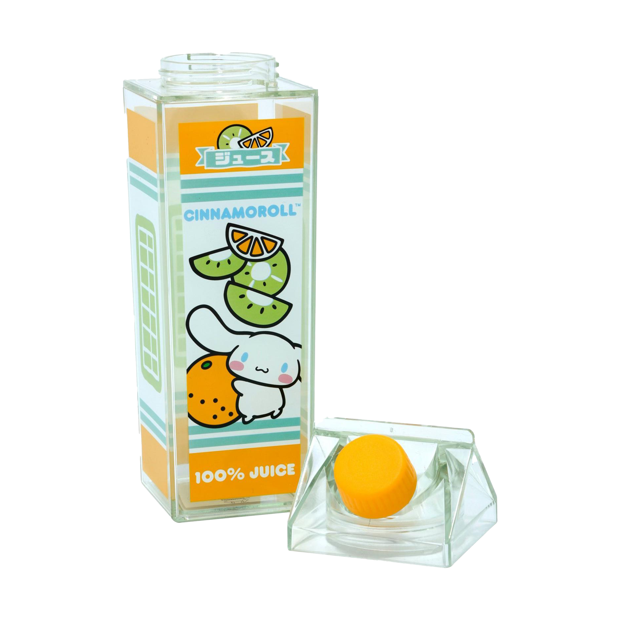 Cinnamoroll Milk Carton Water Bottle (Orange & Kiwi) - 图片 2