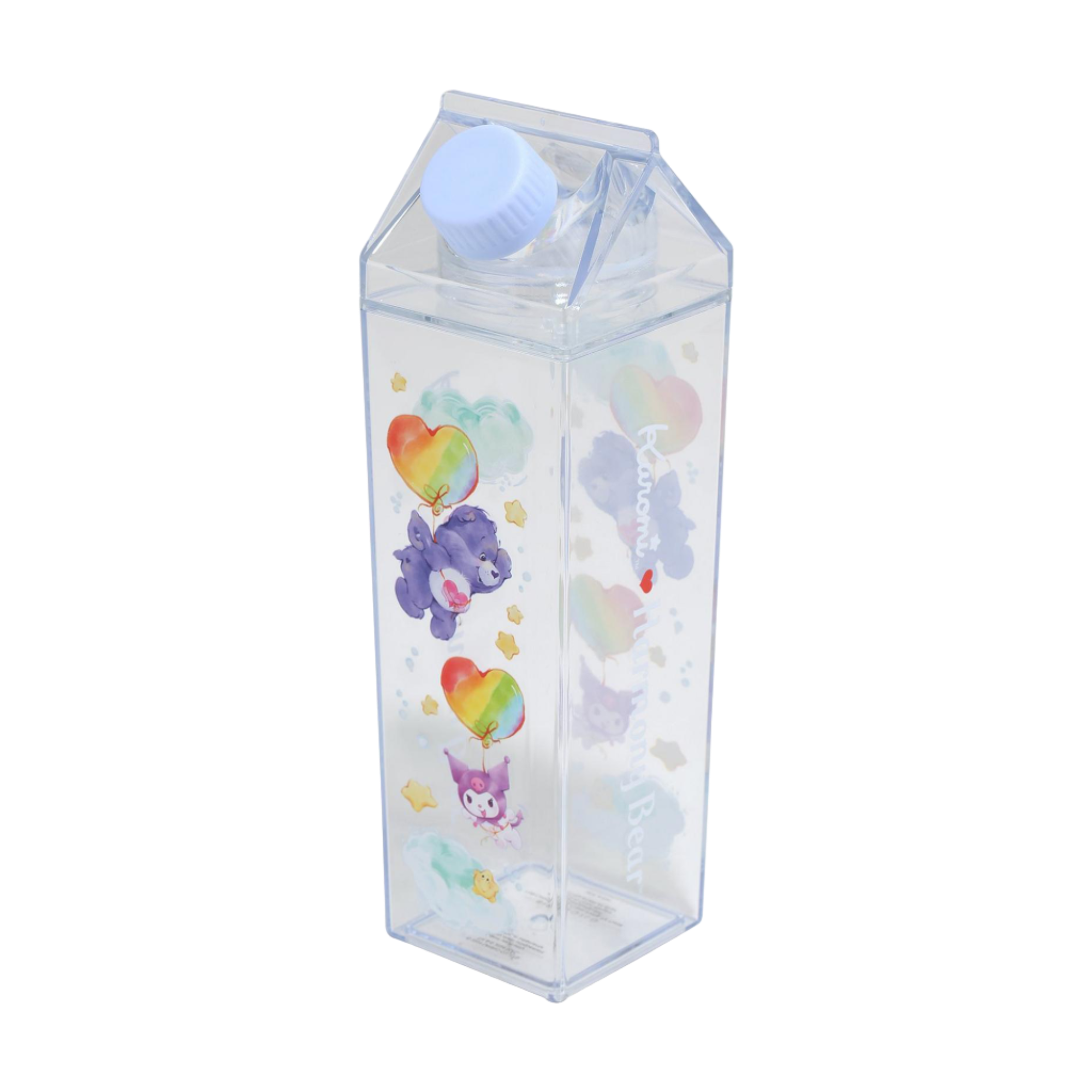 Kuromi x Care Bears Milk Carton Water Bottle