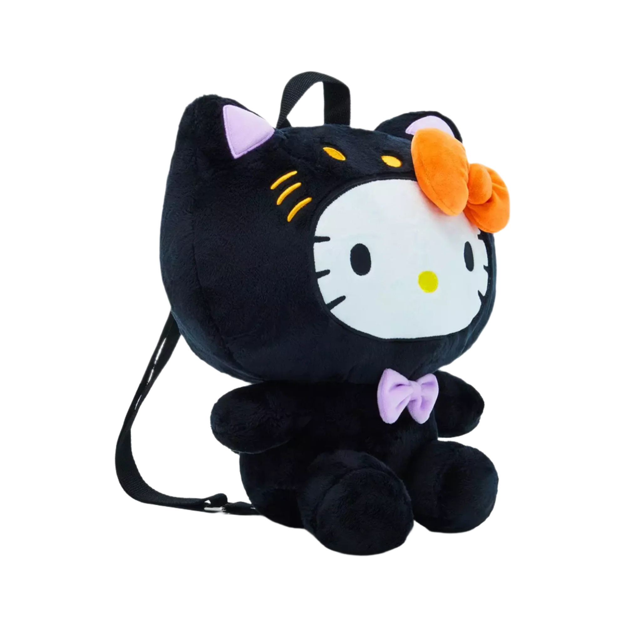 Hello Kitty Halloween Black Cat Plush Backpack - 图片 2