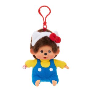 Hello Kitty x Monchhichi Plush Mascot Clip (Monchhichi)