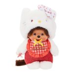 Hello Kitty x Monchhichi 8" Gingham Plush (Monchhichi)