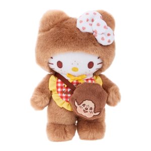 Hello Kitty x Monchhichi 8" Gingham Plush (Hello Kitty)