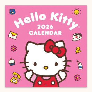 Hello Kitty x Studio Oh! 2026 Playful Pink Wall Calendar