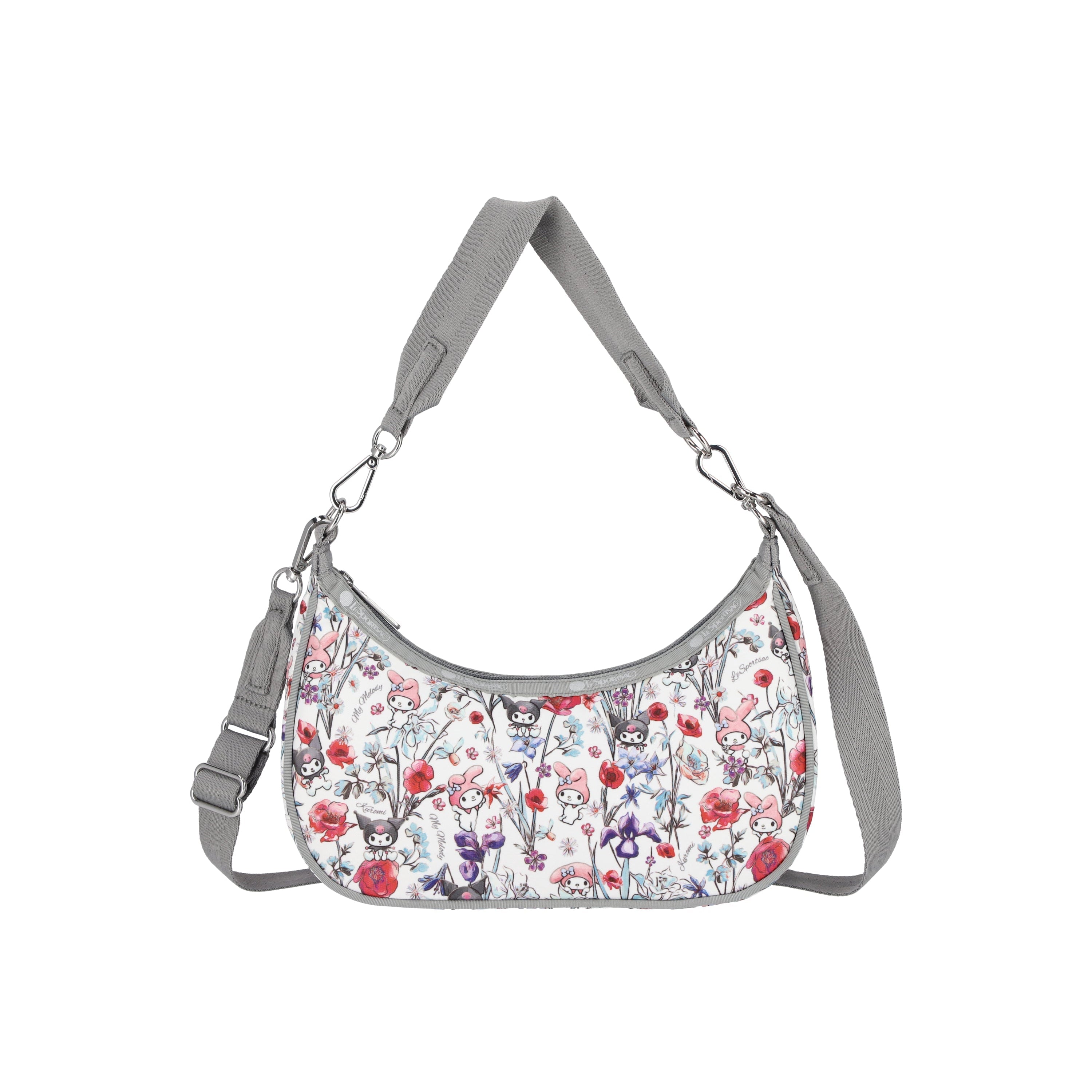 My Melody & Kuromi x LeSportsac Small Convertible Hobo Bag