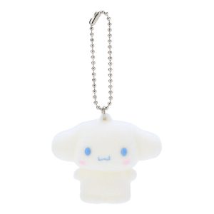 Cinnamoroll Flocked Keychain Mascot