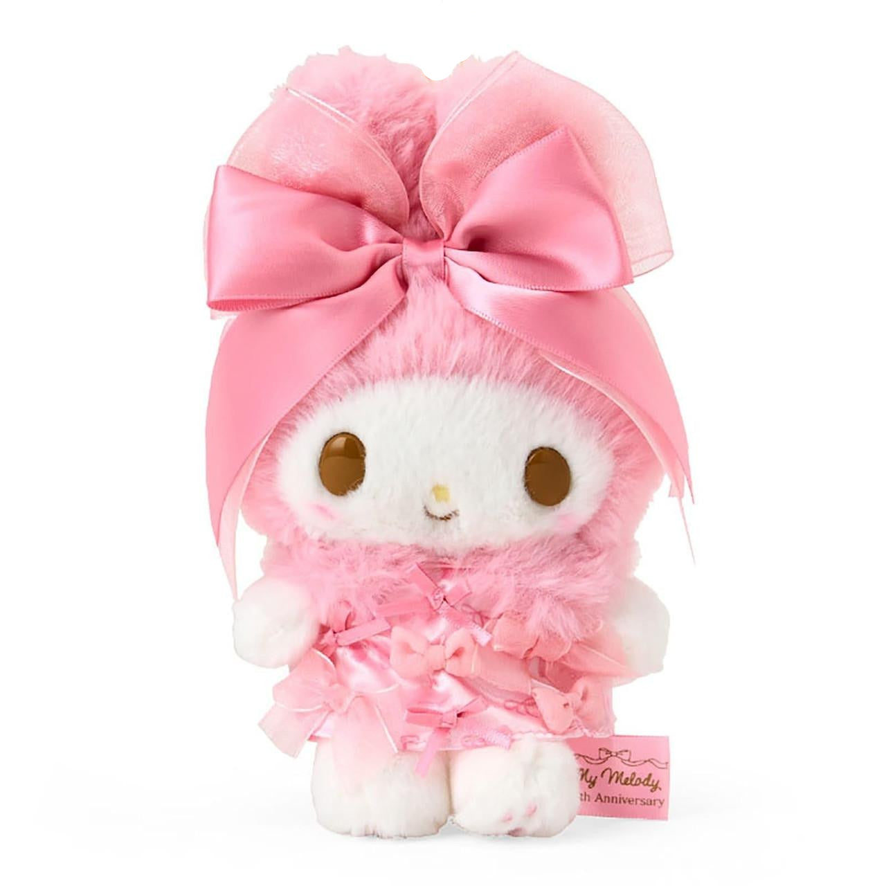 My Melody Plush Mascot Keychain (50th Anniv. Ribbon Series)