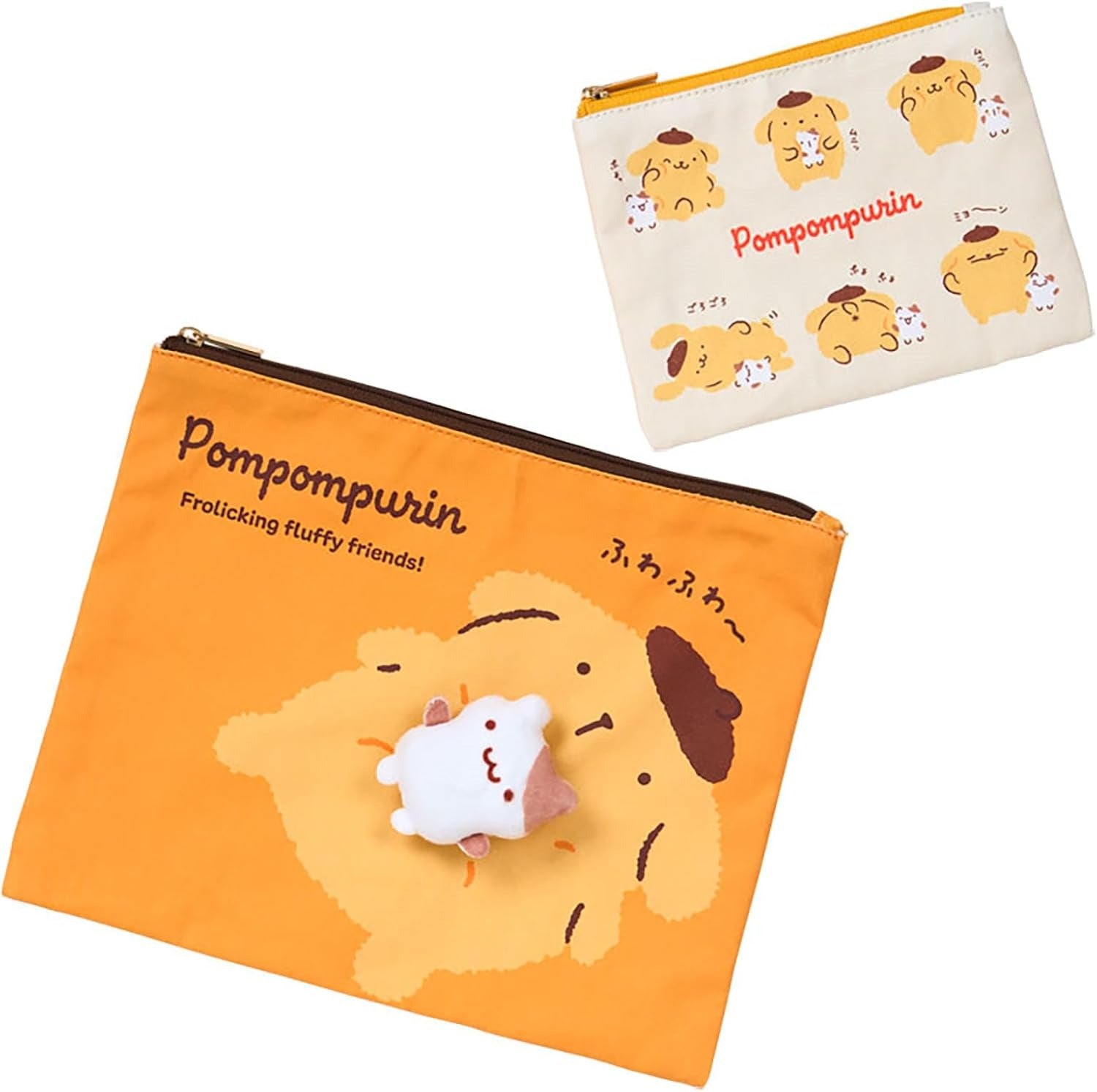 Pompompurin 2-Piece Pouch Set (Friendship Time Series)