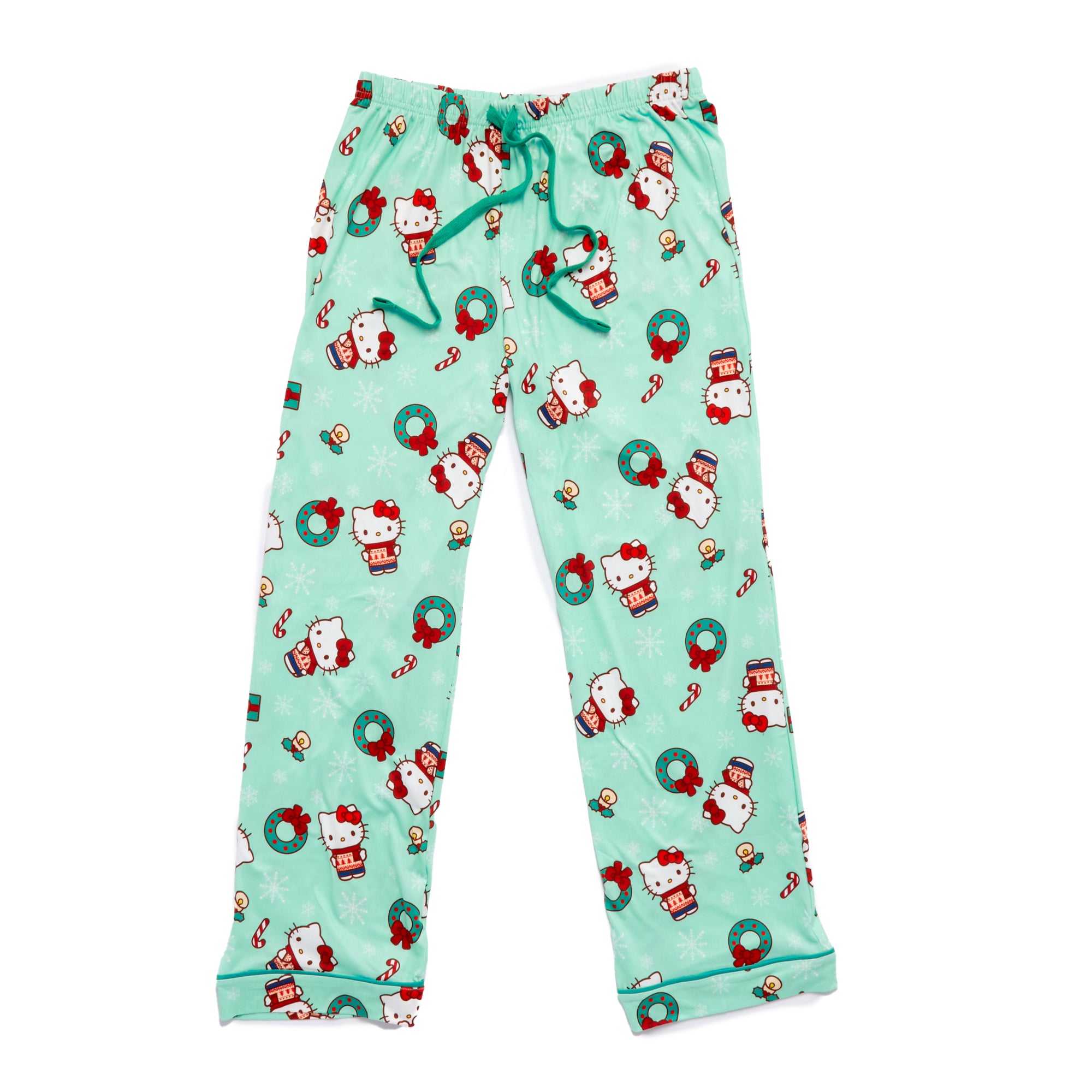 Hello Kitty Holiday Wreath 2-pc Loungewear Set (Green) - 图片 3