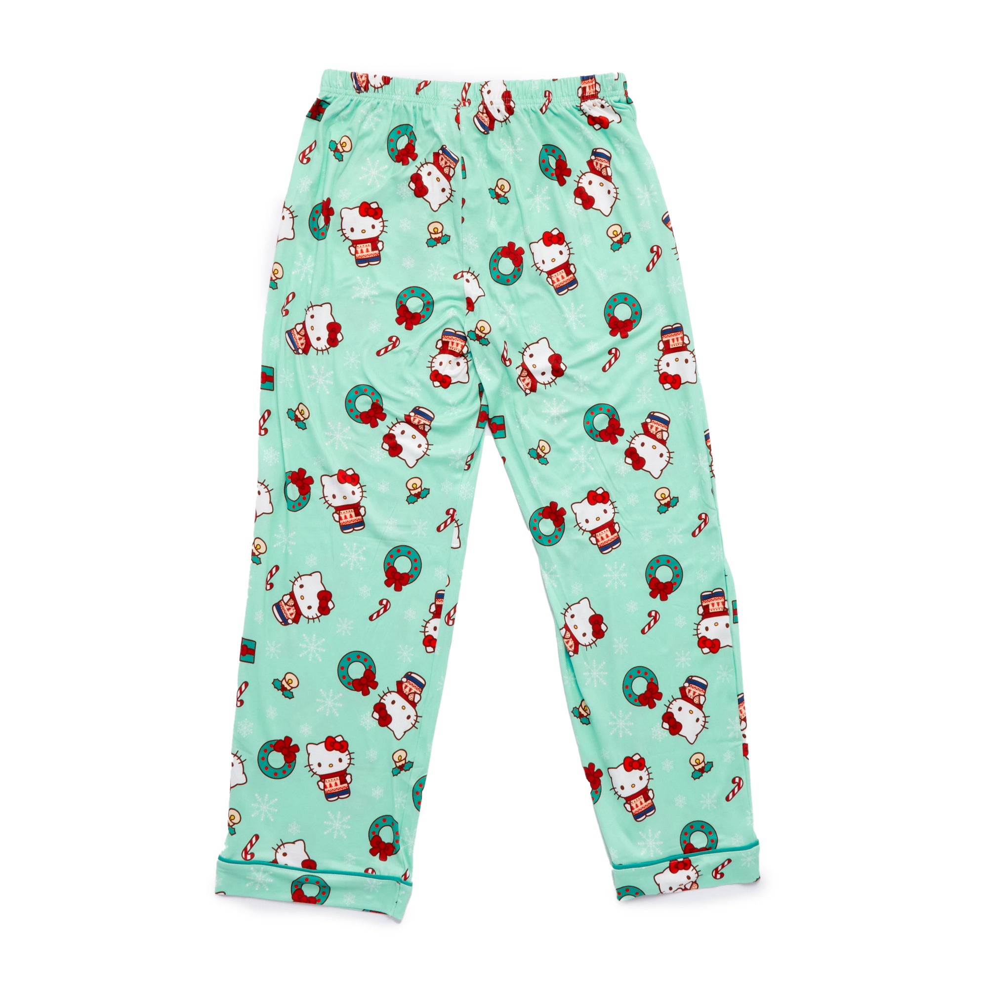 Hello Kitty Holiday Wreath 2-pc Loungewear Set (Green) - 图片 4