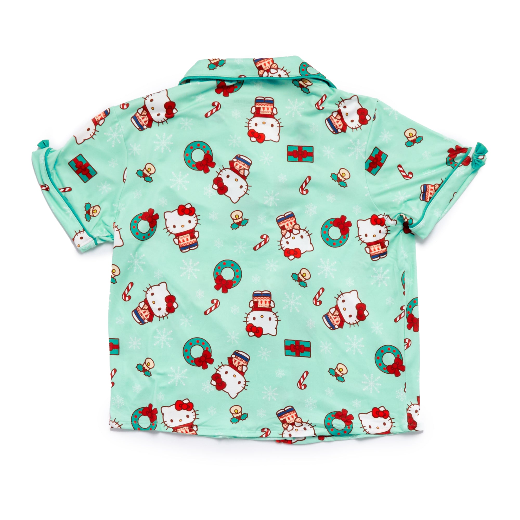 Hello Kitty Holiday Wreath 2-pc Loungewear Set (Green) - 图片 5