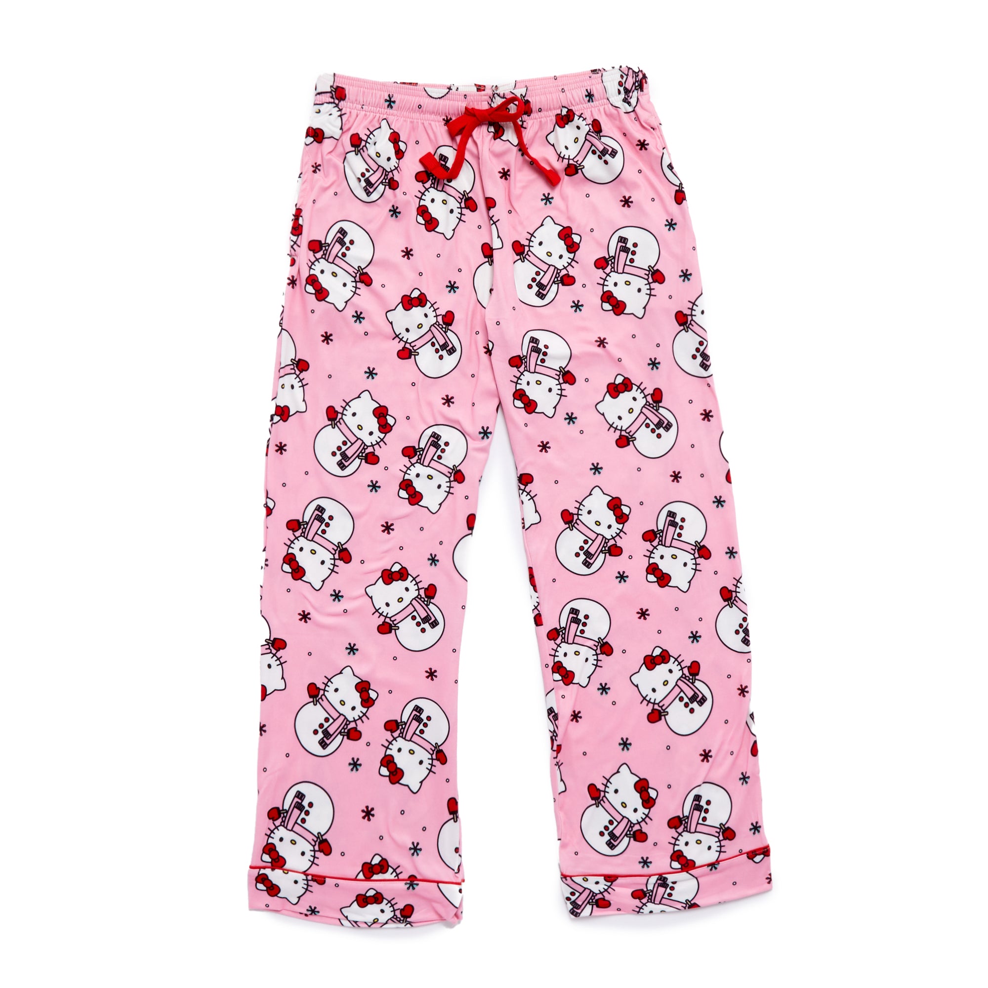 Hello Kitty Holiday Snowman 2-pc Loungewear Set (Pink) - 图片 3