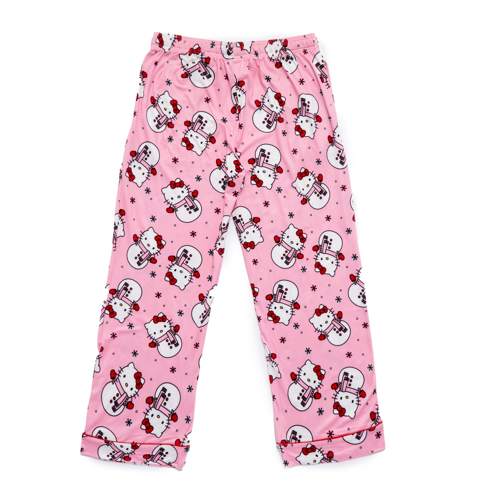 Hello Kitty Holiday Snowman 2-pc Loungewear Set (Pink) - 图片 4