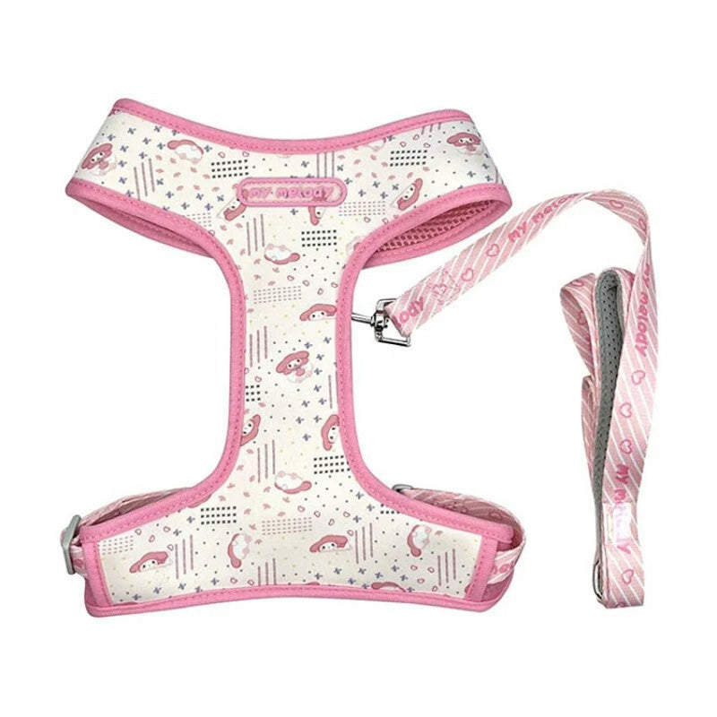 My Melody Medium Pet Harness with Leash (Sanrio Pet Collection)