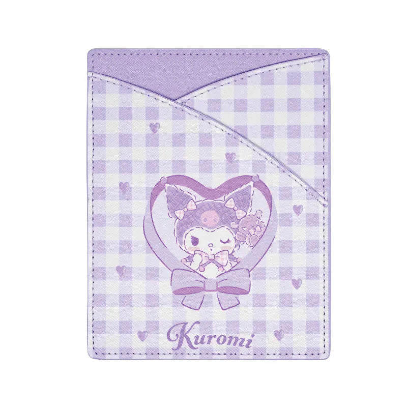 Kuromi Gingham Travel Wallet