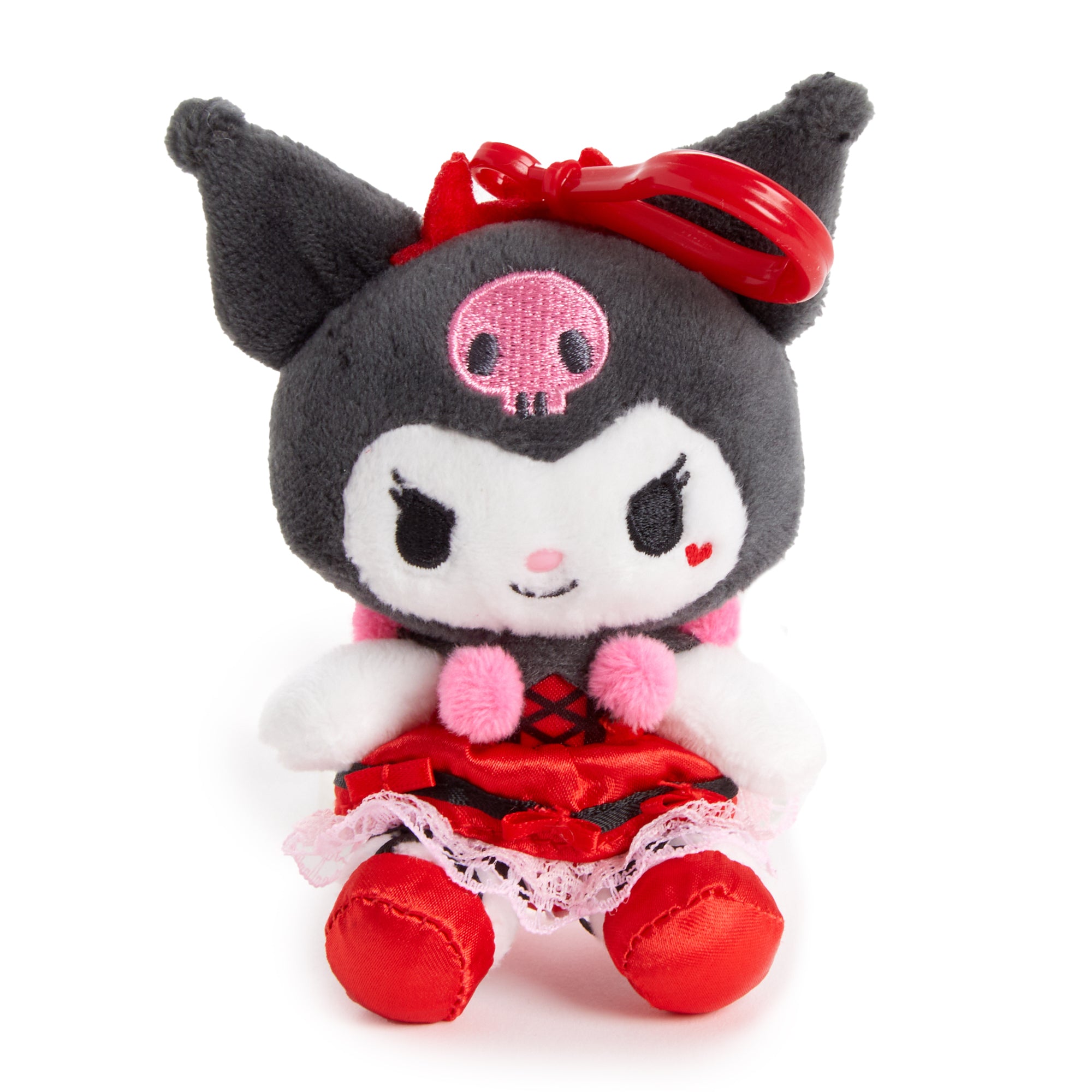 Kuromi Plush Mascot Clip (Strawberry Treat Series) - 图片 3