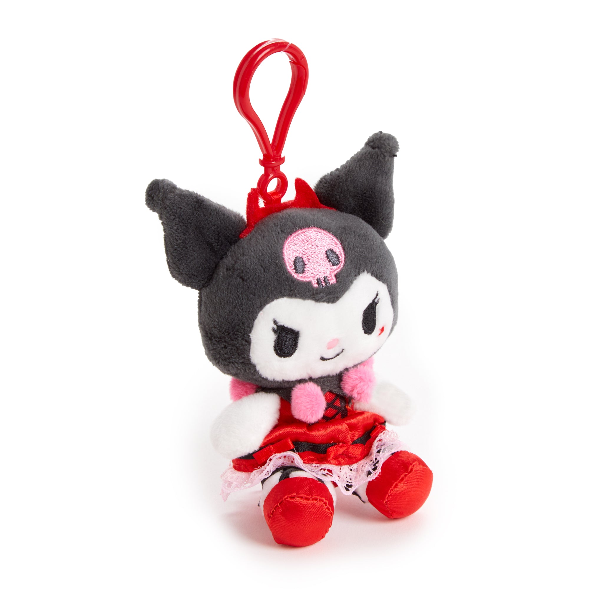 Kuromi Plush Mascot Clip (Strawberry Treat Series) - 图片 4