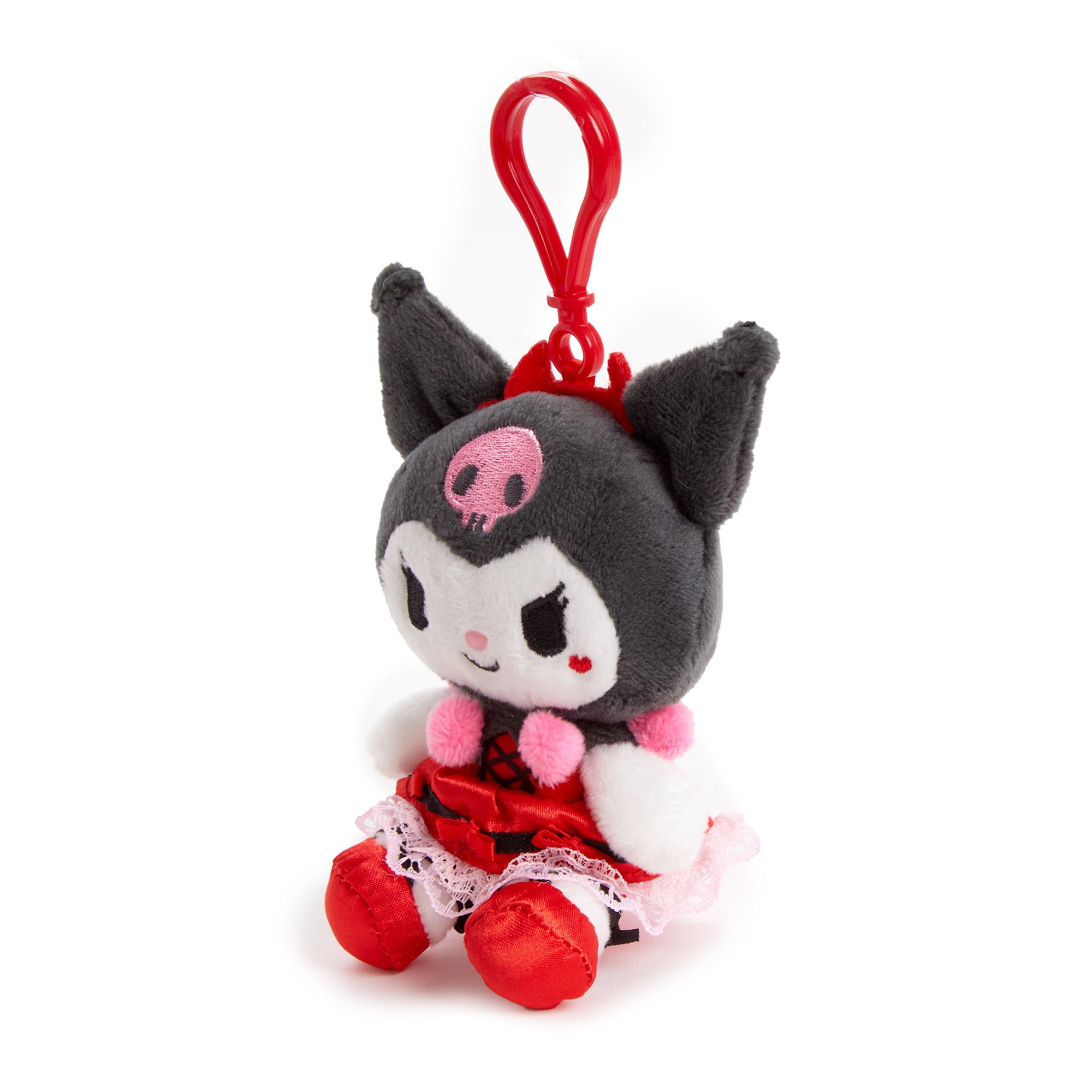 Kuromi Plush Mascot Clip (Strawberry Treat Series) - 图片 2