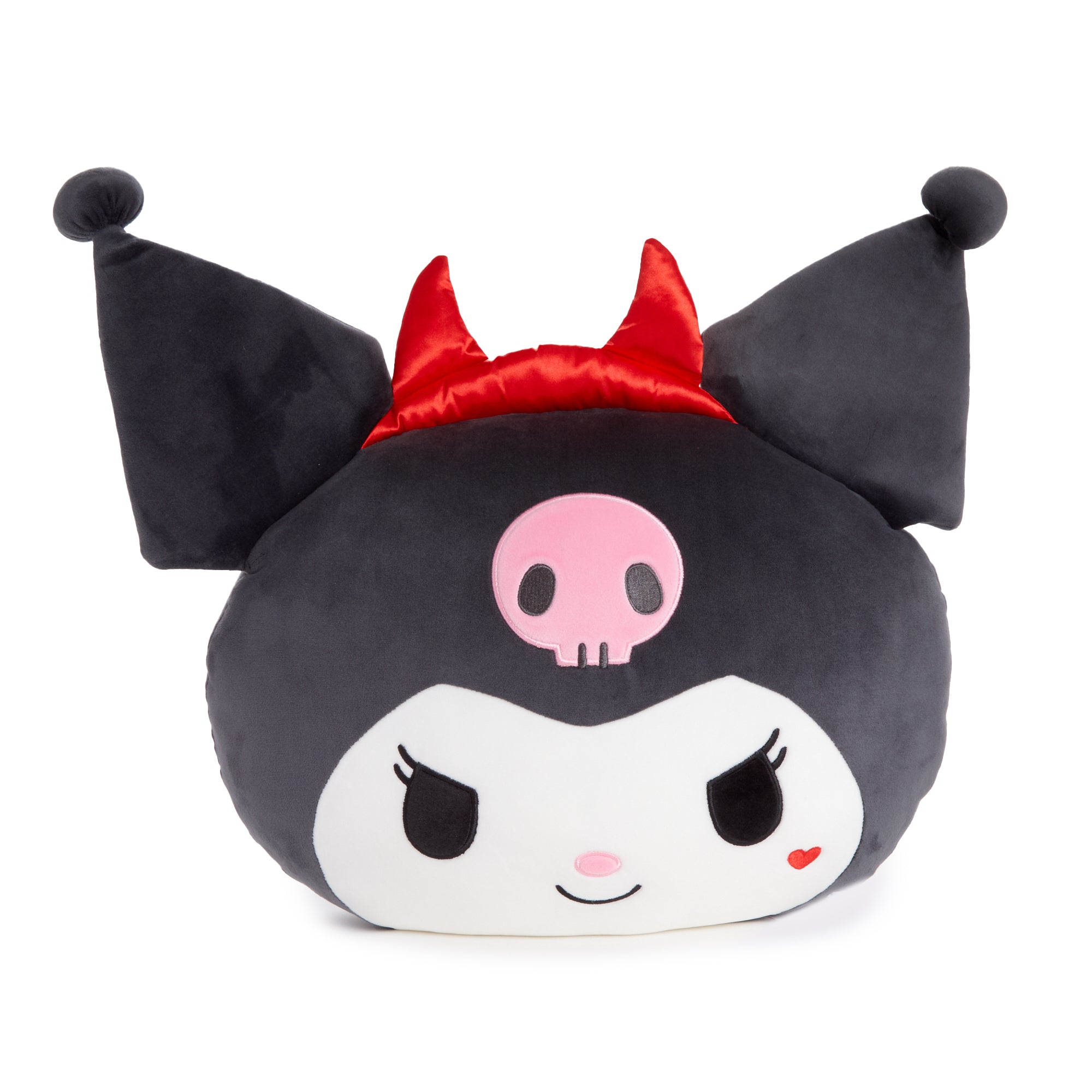 Kuromi Face Plush (Strawberry Treat Series)