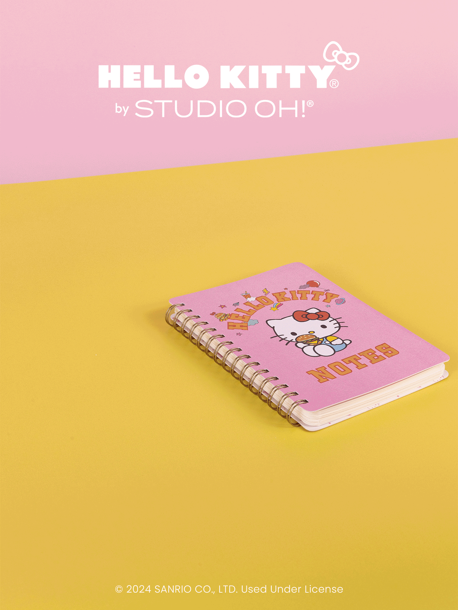 Hello Kitty x Studio Oh! College Letters Agatha Notebook - 图片 2