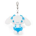 Cinnamoroll Plush Mascot Keychain (Blue Overalls)