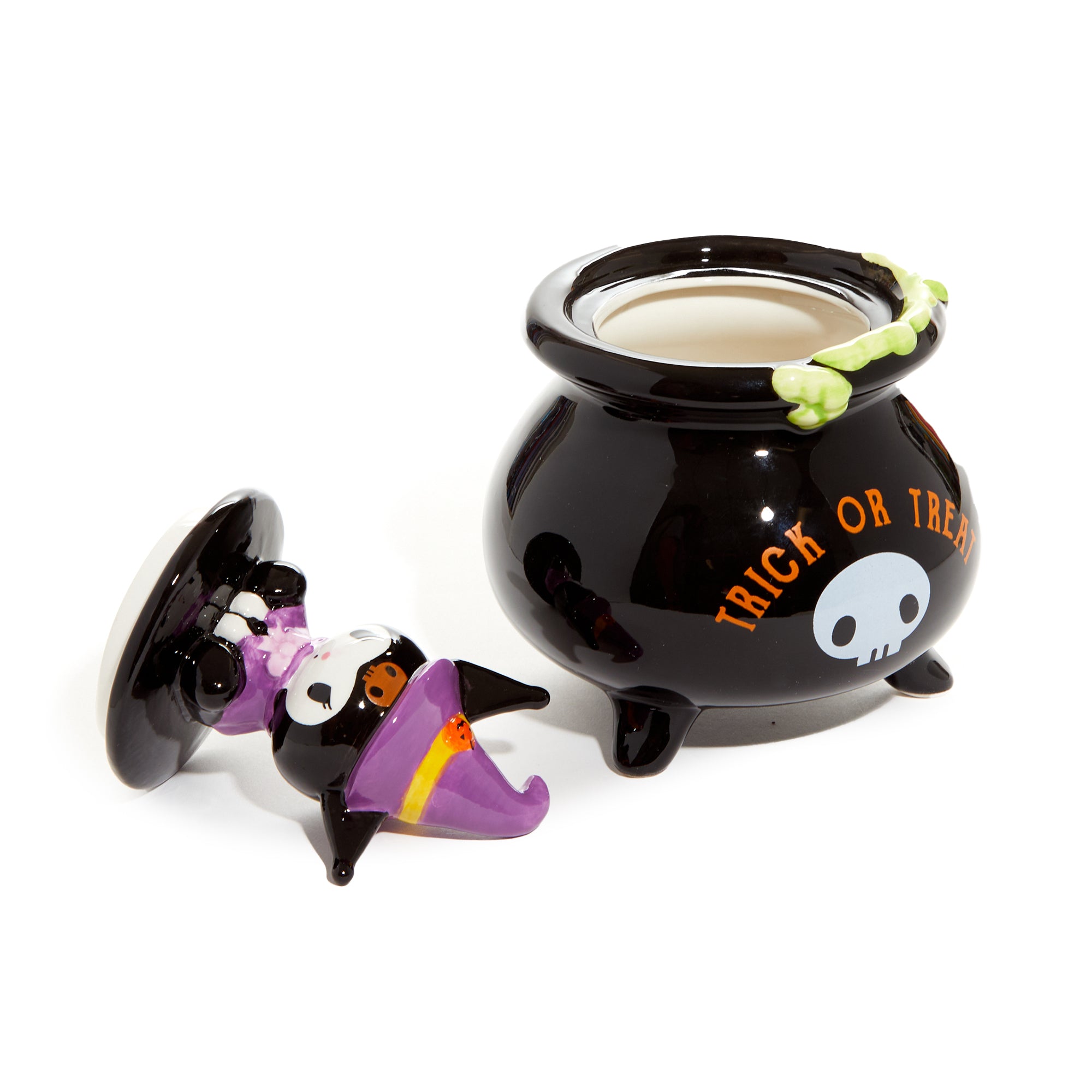 Kuromi Witch Lidded Ceramic Candy Bowl - 图片 3
