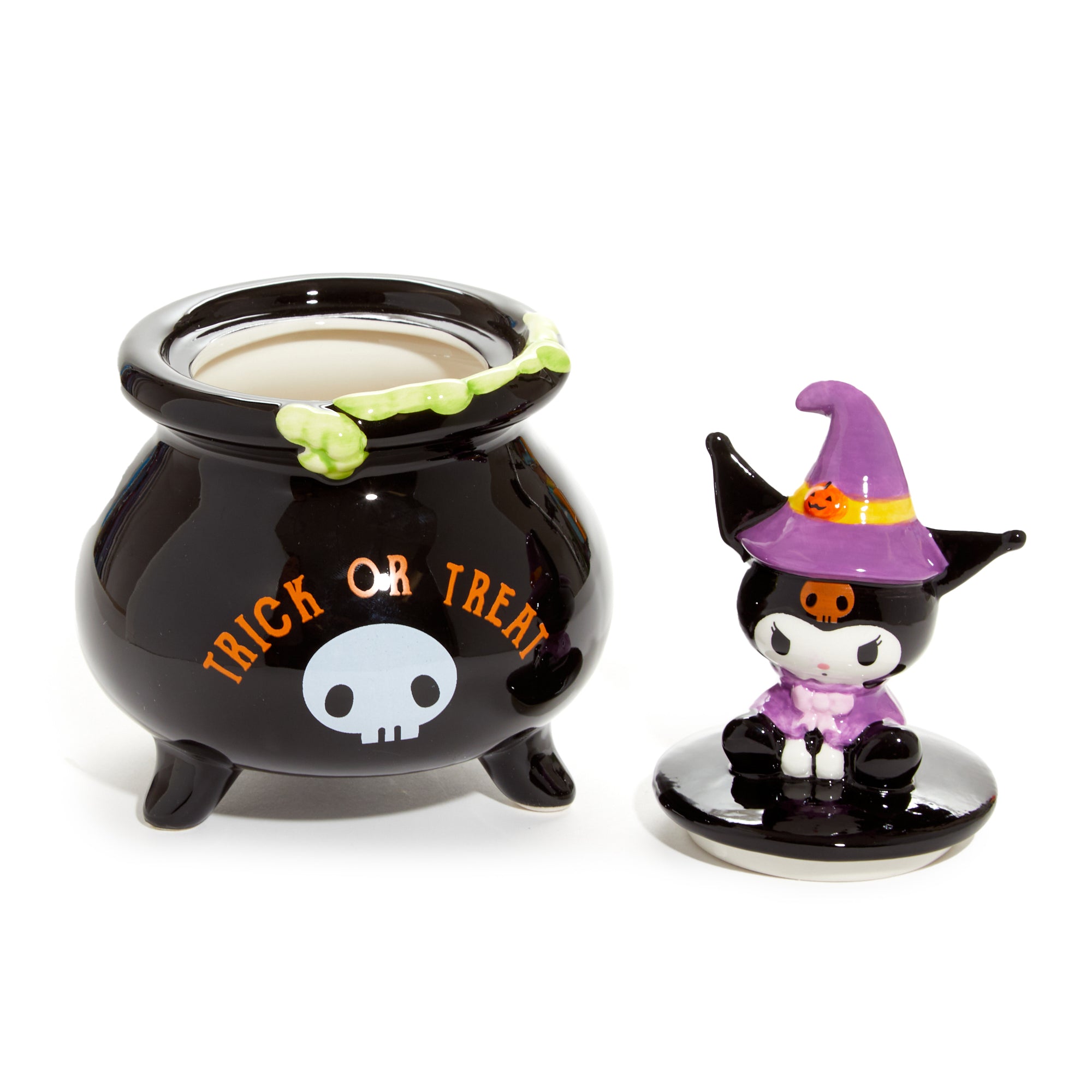 Kuromi Witch Lidded Ceramic Candy Bowl - 图片 2