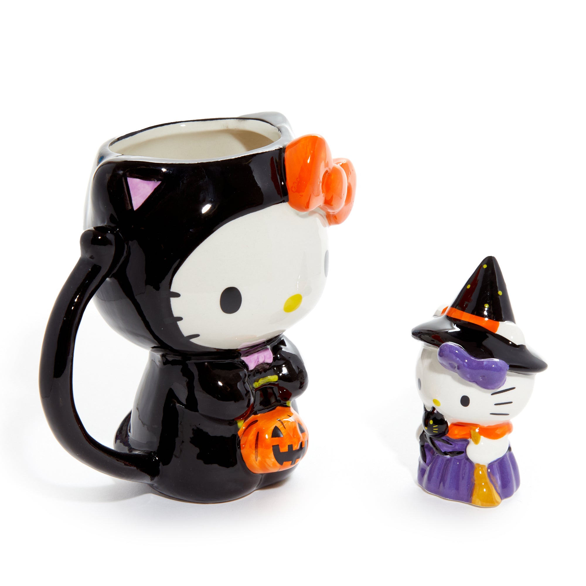 Hello Kitty Halloween Costume Ceramic Mug and Figurine Gift Set - 图片 2