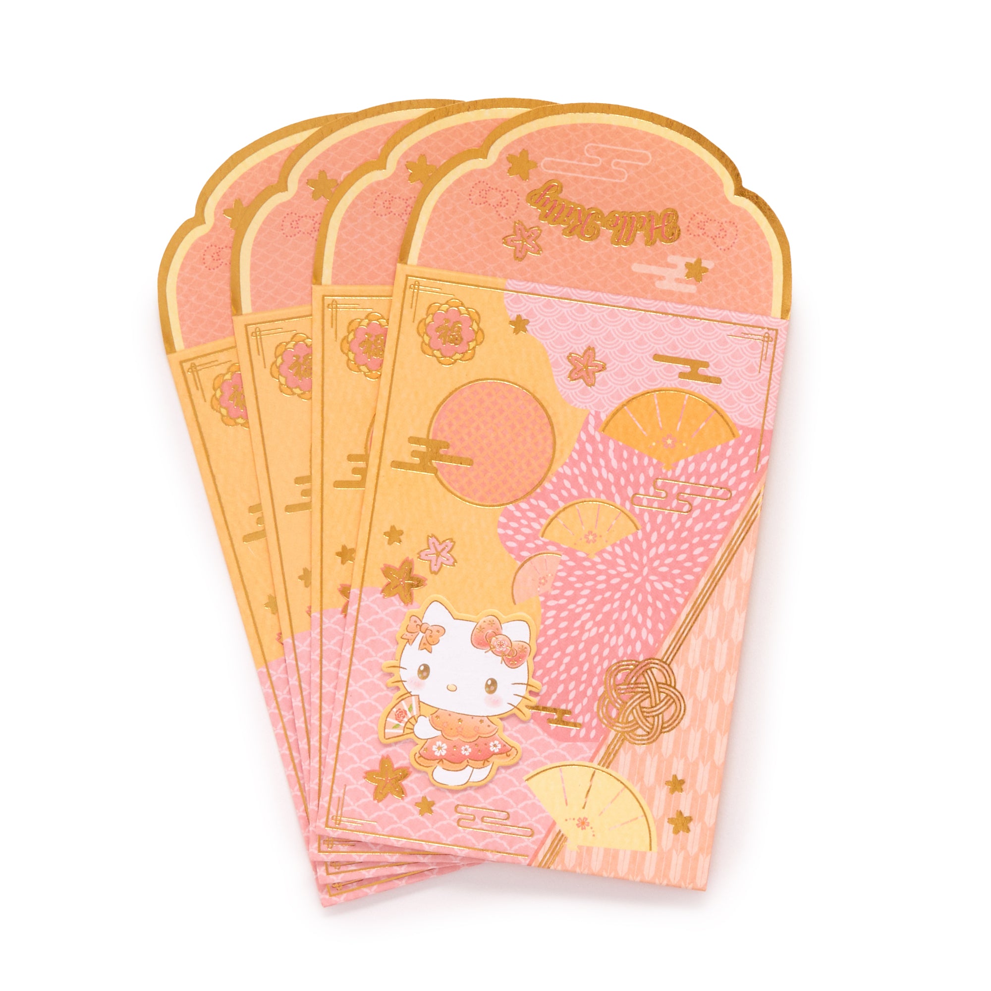 Hello Kitty 4-pc Enclosure Envelopes (3D Pop-Up) - 图片 2