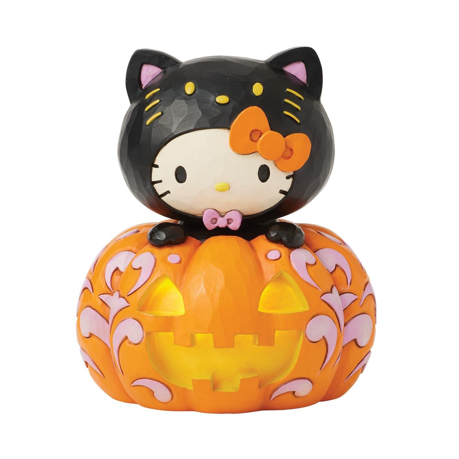 Hello Kitty Black Cat Light-Up Figurine (Jim Shore Sanrio Collection)