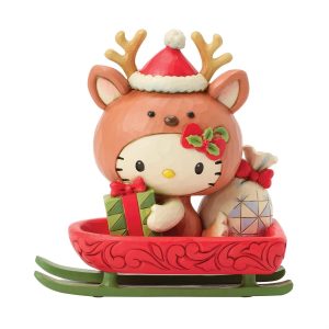 Hello Kitty Holiday Reindeer Figurine (Jim Shore Sanrio Collection)