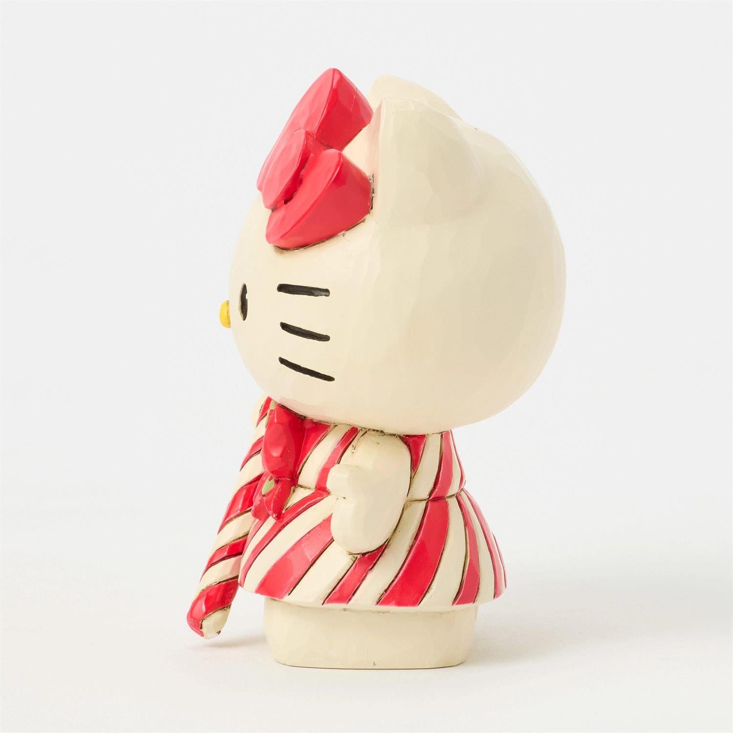 Hello Kitty Holiday Candy Cane Mini Figurine (Jim Shore Sanrio Collection) - 图片 2